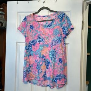 Lilly Pulitzer Etta Scoopneck Top